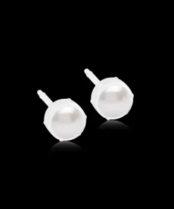 Bezel Pearl Örhänge