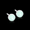 Bezel Örhänge 6 mm