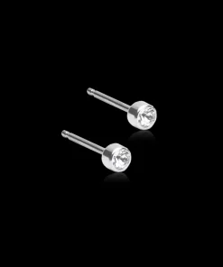 Bezel Örhänge 3 mm