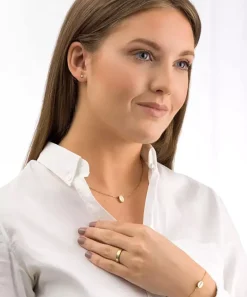 Bezel Örhänge 3 mm