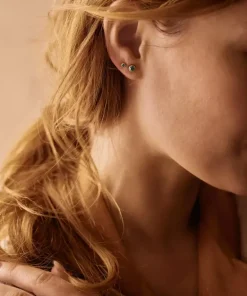 Bezel Örhänge 3 mm