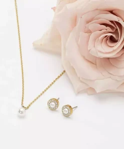 Brilliance Halo Pearl Örhänge