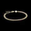 Curb Link Armband 15,5-19 cm