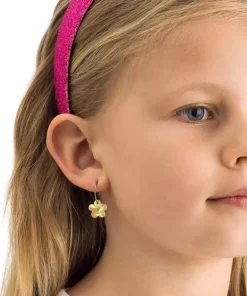 Ear Ring 14 mm, Pendant Flower