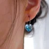 Ear Ring 14 mm, Pendant Heart