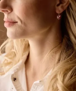 Ear Ring 14 mm, Pendant Heart