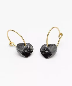 Ear Ring 14 mm, Pendant Heart