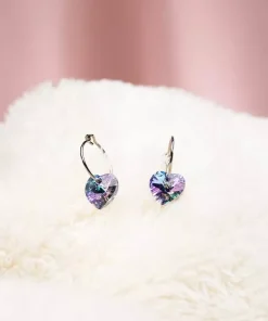 Ear Ring 14 mm, Pendant Heart