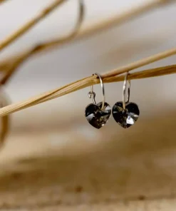 Ear Ring 14 mm, Pendant Heart