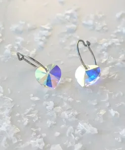 Ear Ring 14 mm, Pendant Heart