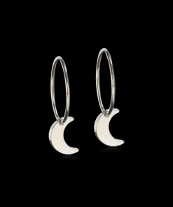 Ear Ring 14 mm, Pendant Moon