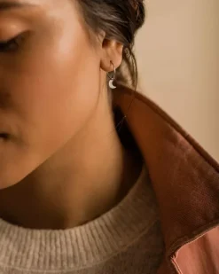 Ear Ring 14 mm, Pendant Moon