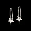 Ear Ring 14 mm, Pendant Star
