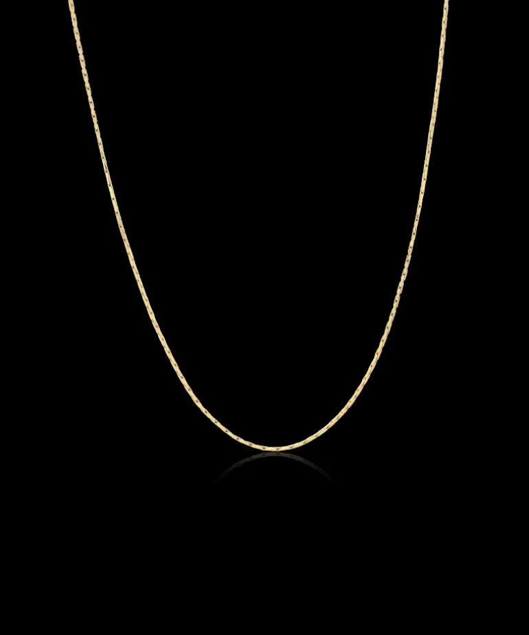 Flat chain Halsband 40-46 cm
