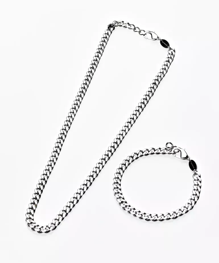 Grand Curb Link Halsband 48-52 cm