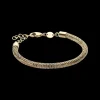 Grand Round Mesh Armband 15,5-19 cm