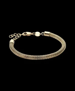 Grand Round Mesh Armband 15,5-19 cm