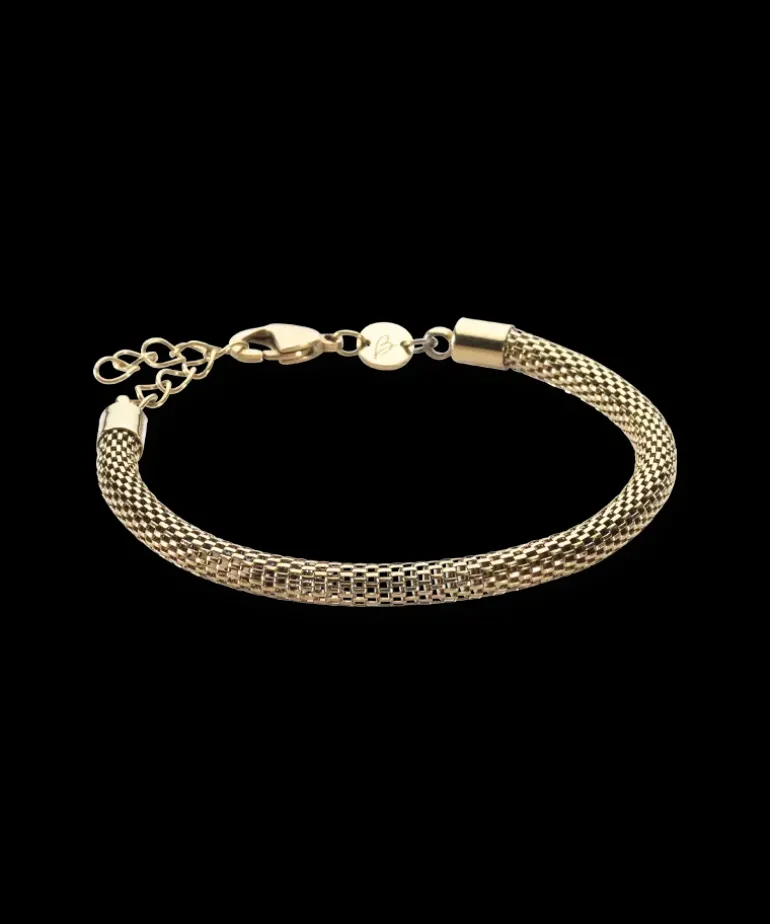 Grand Round Mesh Armband 15,5-19 cm