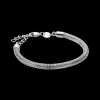Grand Round Mesh Armband 15,5-19 cm