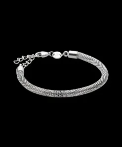 Grand Round Mesh Armband 15,5-19 cm