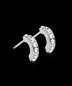 Pendant Brilliance Curved Örhänge 10 mm