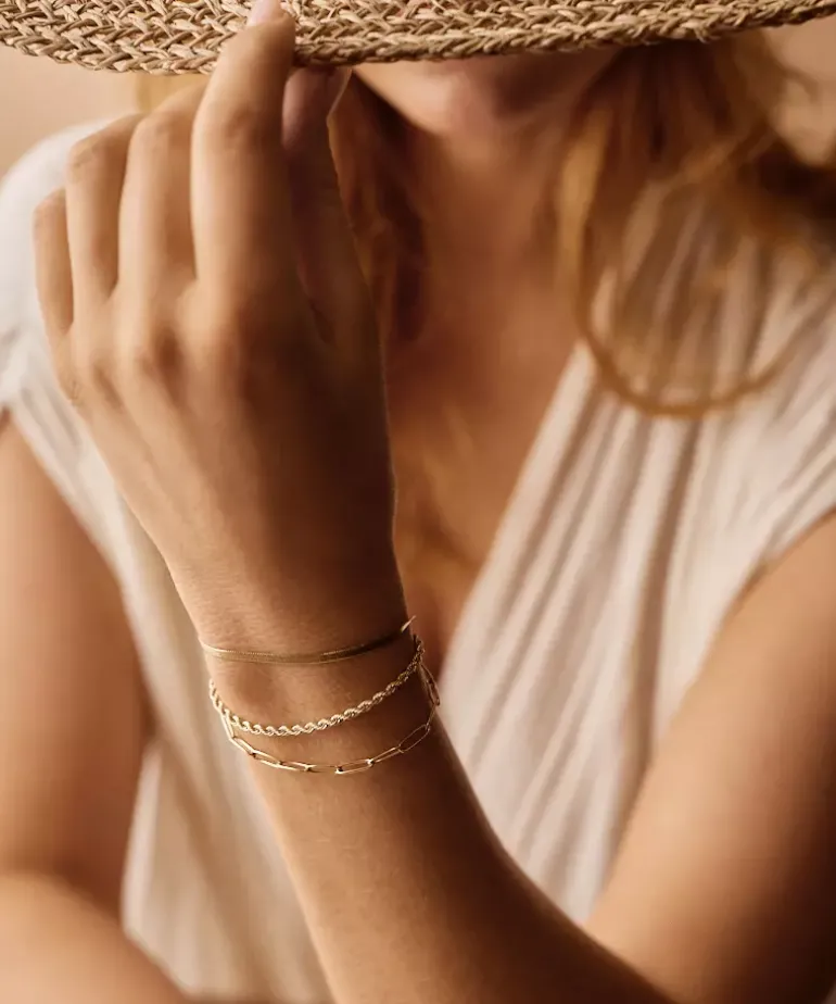 Plain Armband 15,5-19 cm