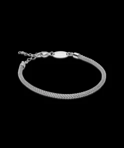 Round Mesh Armband 15,5-19 cm