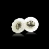 Skin friendly earring backs with disc for titanium earrings