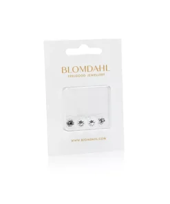 Skin friendly earring backs with disc for titanium earrings
