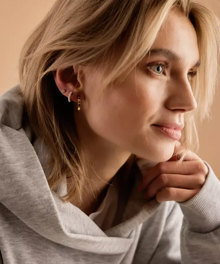 Tiffany Örhänge 4 mm