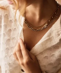 Tiny Box Chain halsband 48-52 cm
